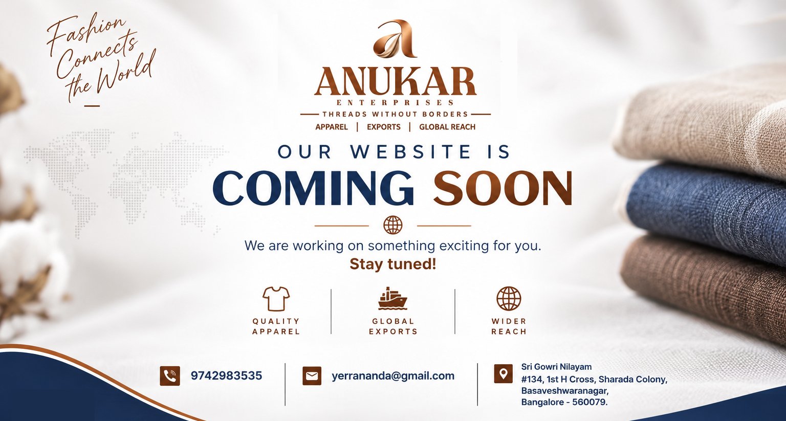 Anukar Enterprises - Coming Soon